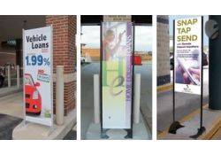 Get the Attention of Pedestrian Traffic with Our Banner Stands and Banner Bracke